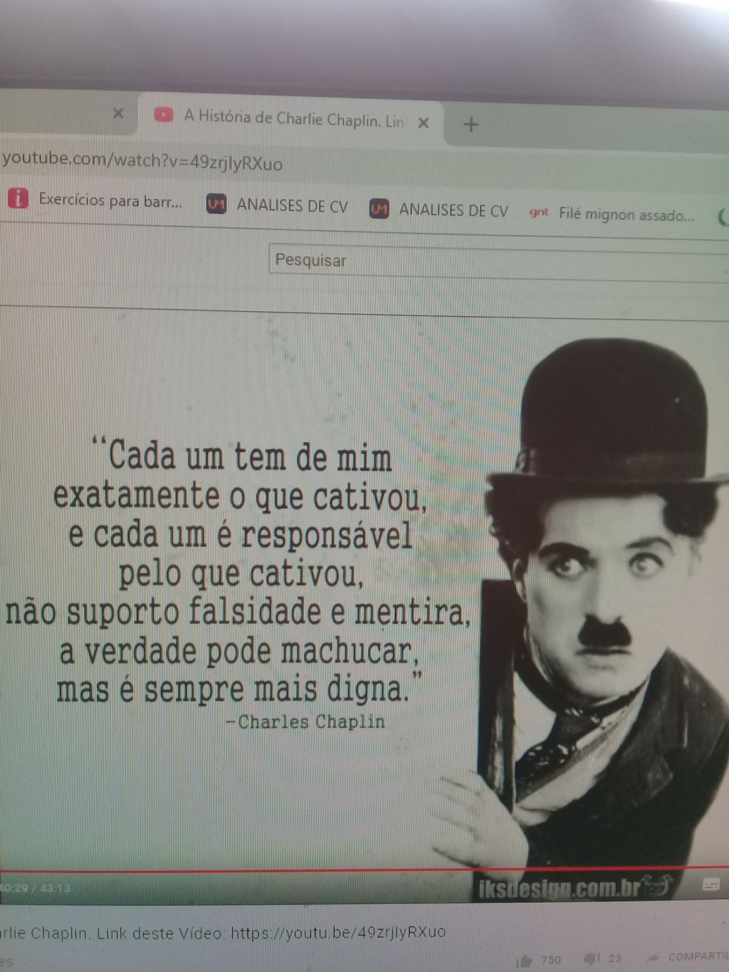 Chaplin, O Inesquecível The Tramp